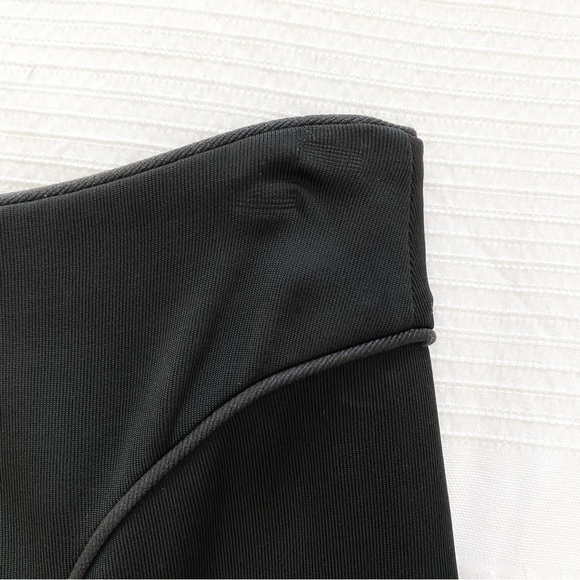 GIORGIO ARMANI BLACK HIGH RISE BANDAGE PENCIL SKIRT - XS (IT38) - Picture 8 of 10